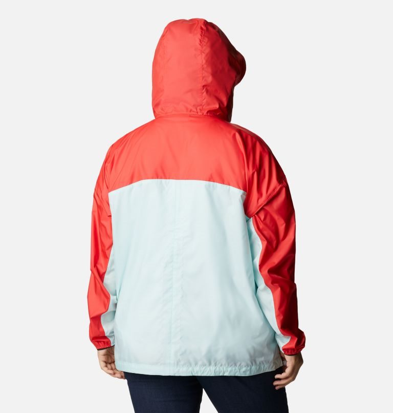 Women's Columbia Alpine Chill Windbreaker Jackets Red / Mint | Plus Size CA-LL4A8
